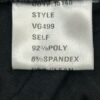 Tadashi Collection Metallic Pleated Top Sleeveless V-Neck Blouse Black - Size L - Image 5