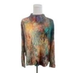 Pilcro The Alani Cashmere Mock-Neck Sweater - Size 1X