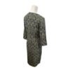 NWOT J.McLaughlin Knit Dress Sheath 3/4 Sleeve Chain Print Career Size Large - Image 3