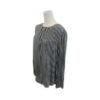 J.McLaughlin Striped Blouse Long Sleeve Career Top Black White - Size M - Image 2
