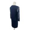 Lilly Pulitzer Merino Wool Crochet Sleeve Knit Dress - Navy Blue - Size Medium - Image 2