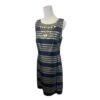 Lilly Pulitzer Sheath Dress Striped Sleeveless Beaded Neckline Size 8 - Image 2