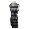 Lilly Pulitzer Sheath Dress Striped Sleeveless Beaded Neckline Size 8 - Image 3