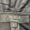 Tadashi Collection Metallic Pleated Top Sleeveless V-Neck Blouse Black - Size L - Image 4
