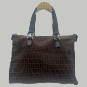 Fendi Zucchino Canvas Tote Bag