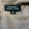 Tahari Arthur S. Levine Metallic Silver Party Dress Sheath Cocktail Size 8 - Image 6