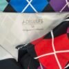 ACEGOLFS UPF 50+ Golf Polo Shirt Moisture Wicking Colorful Argyle Print - Size M - Image 7