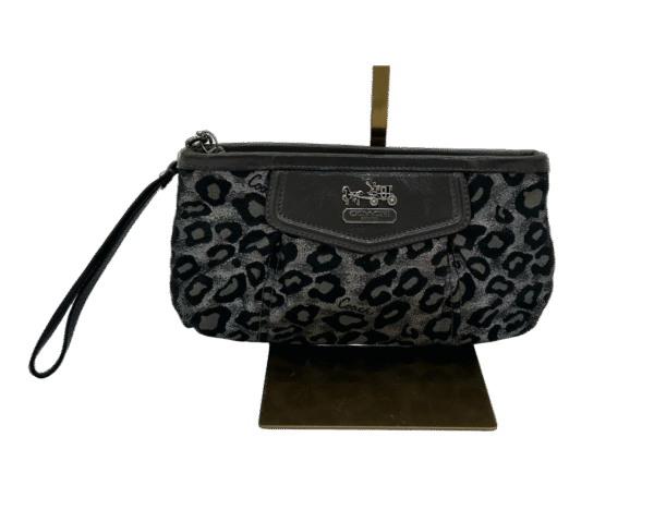 Vintage Coach Ocelot Wristlet Bag Pristine