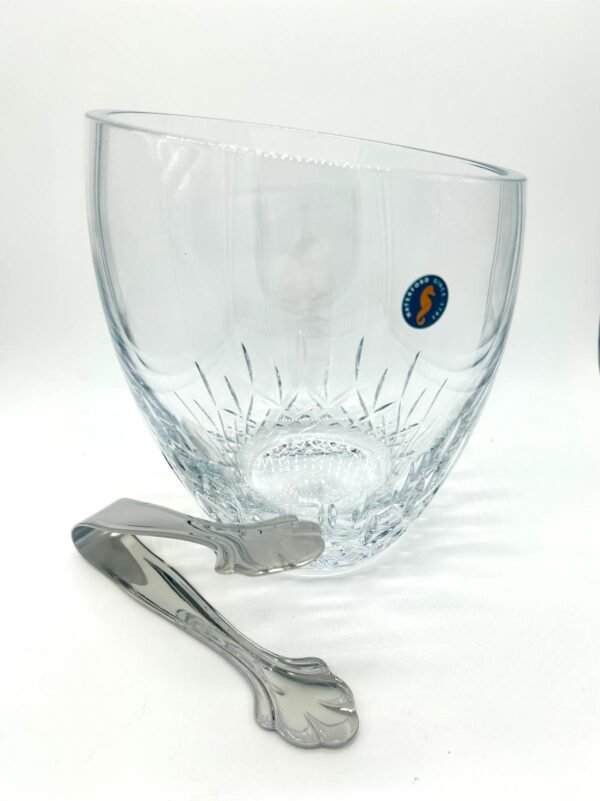 Waterford Crystal Lismore Ice Bucket with Tongs