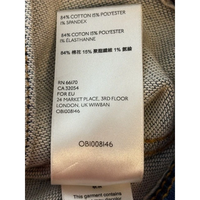 Pilcro Letterpress Anthropologie Denim Jean Jacket Medium Wash Size Large - Image 6