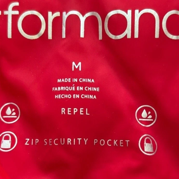 Calvin Klein Performance Women's Size Medium Red Quilted Puffer Zip Front Vest - Image 4