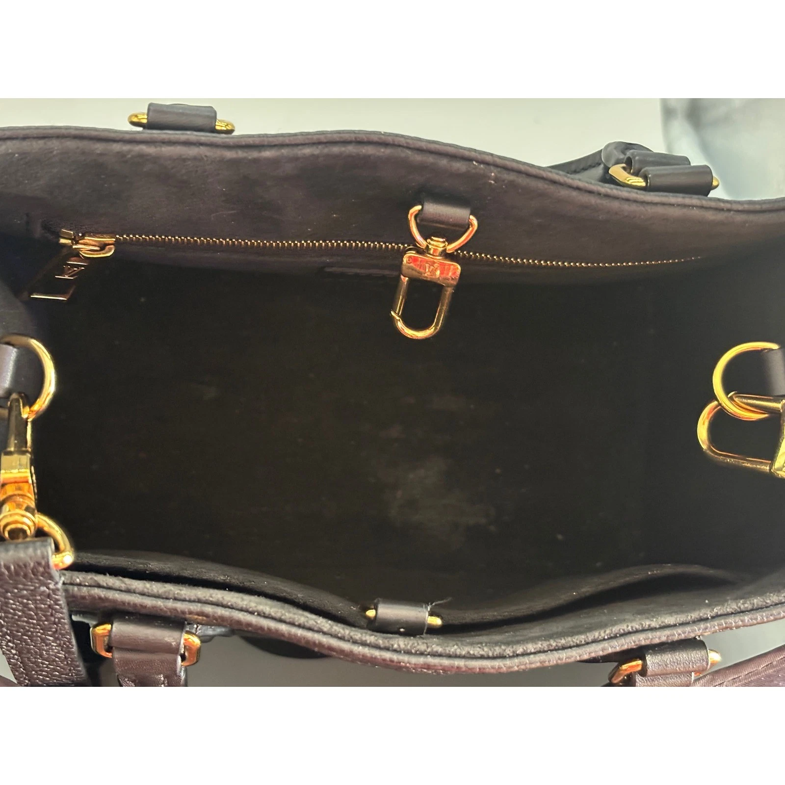 Louis Vuitton Onthego PM Monogram Empreinte Leather Black W/Dust Bag $3400 - Image 6