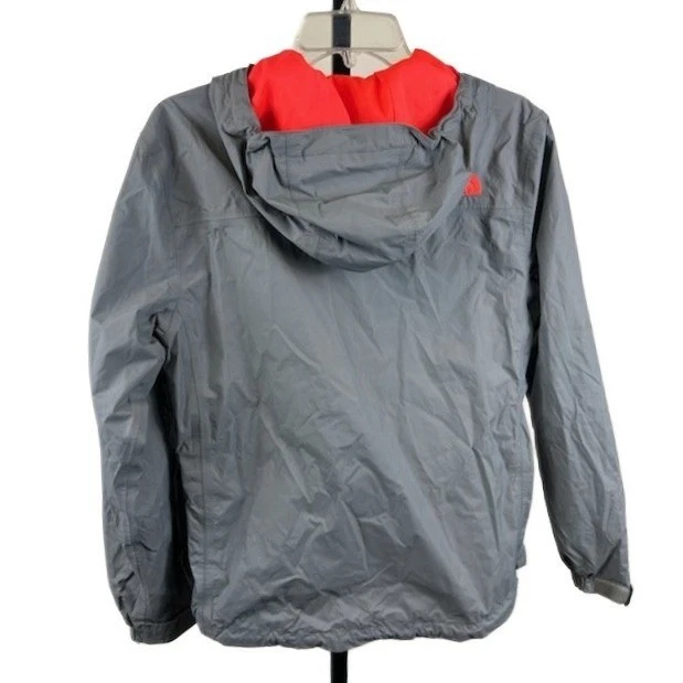 The North Face Rain Jacket Women's Size XS Gray Hooded HyVent Waterproof - Image 2