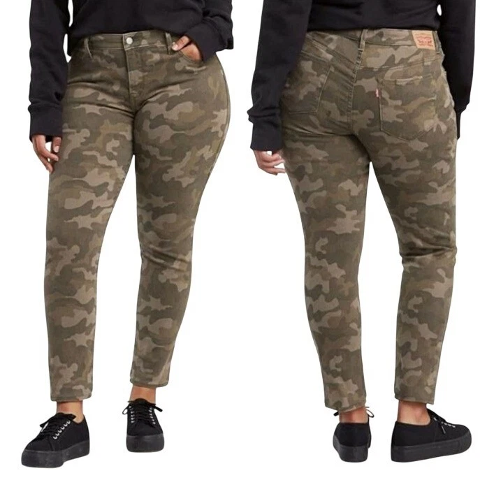 Levi Strauss Women's Size 18W 311 Shaping Skinny Camouflage Hypersoft Pants