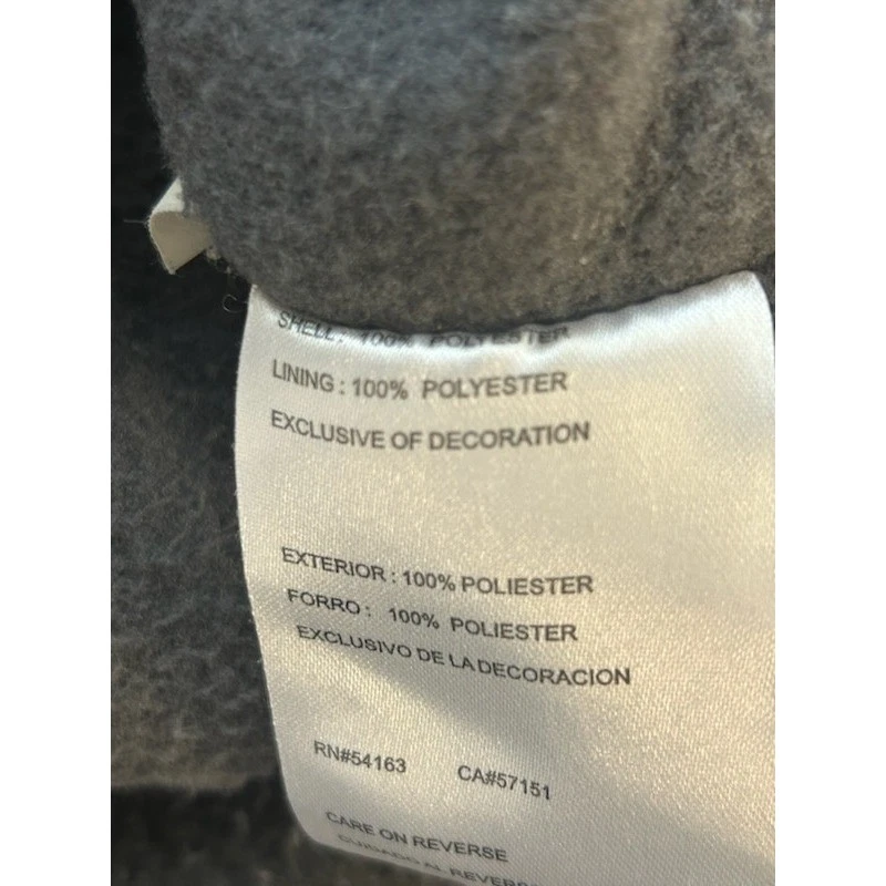 Baltimore Ravens NFL Fleece Vest Full Zip Gray Men's Size XL - Image 5