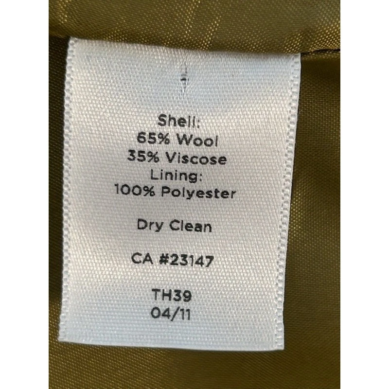 Talbots Petites Blazer Tweed Wool Blend Classic Jacket Size 6P Equestrian - Image 4