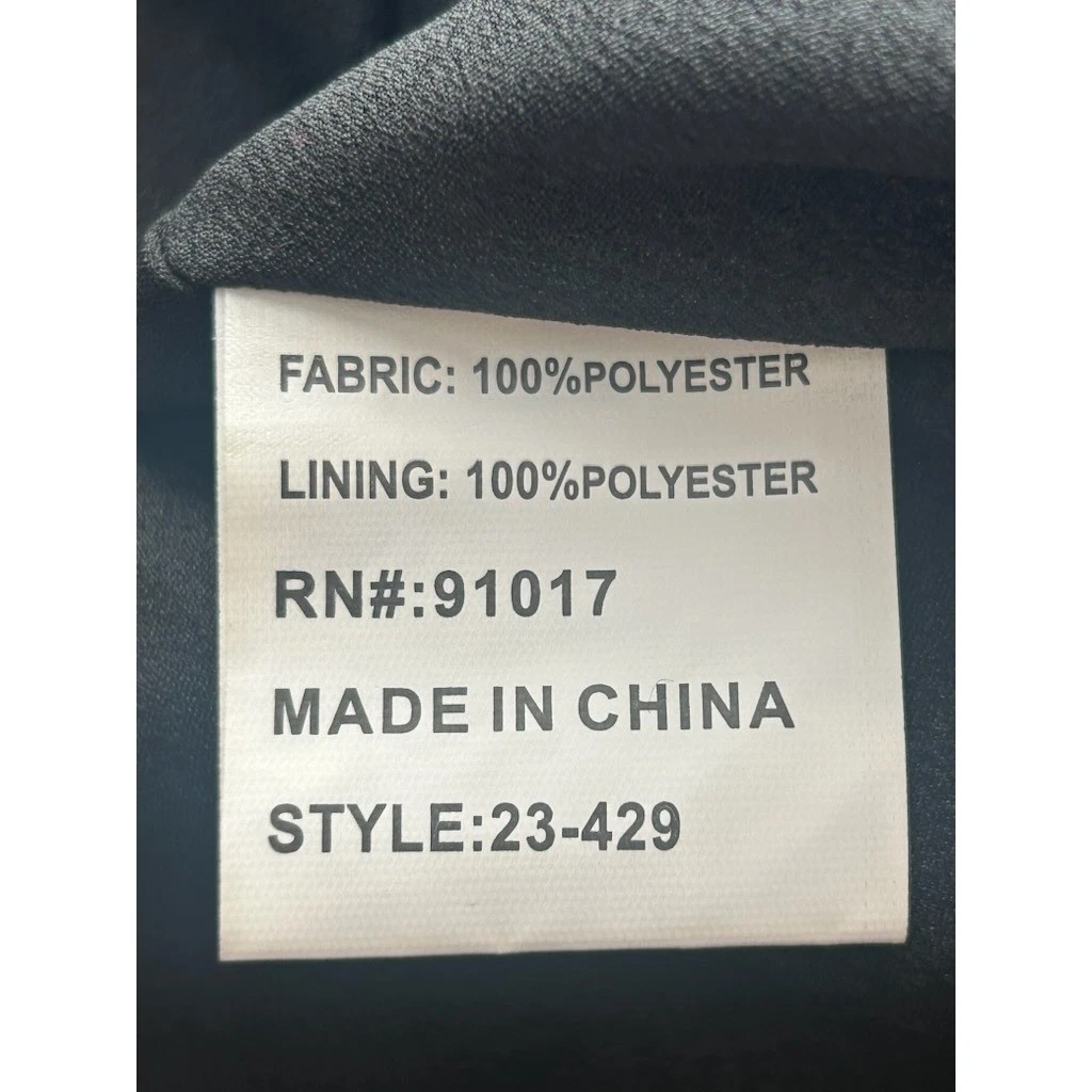 NWT Solitaire Black Tweed Dress Sleeveless V Neck Career Party Cocktail Size 12 - Image 6