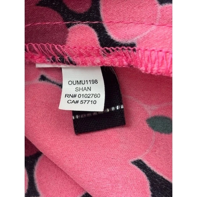 Kate Spade New York Pink Floral Smocked Shirtdress Button Front Size 4 - Image 5