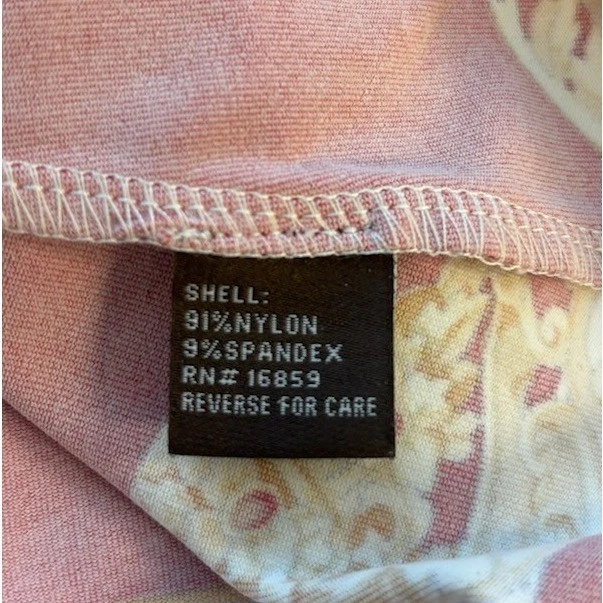 J.McLaughlin Red Gold Baroque Tassel Print Holiday Top Blouse Women's Size Small - Image 5