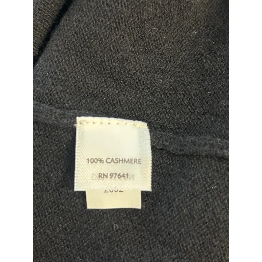 J.Jill Black 100% Cashmere V-Neck Tie Front Sweater Women's Plus Size 4X - Image 4