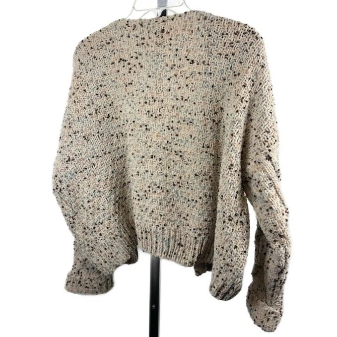 Moon & Madison Anthropologie Speckled Open Cardigan Sweater Women's Size Medium - Image 2