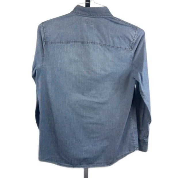 J.Crew Perfect Shirt Women's Size Small Chambray Denim Jean Western Equestrian - Image 2