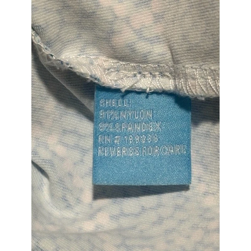 J.McLaughlin Blue Ruffle Collar 3/4 Sleeve Tunic Too Blouse Size XL - Image 6