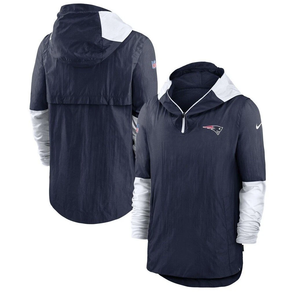 Nike NFL New England Patriots Windbreaker Pullover Jacket Size 3XL