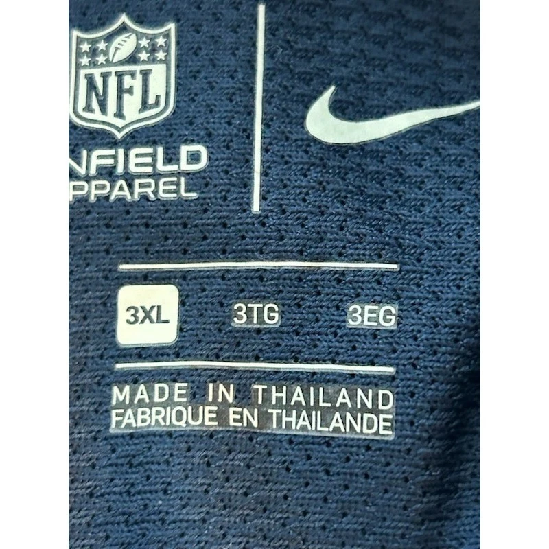 Nike NFL New England Patriots Windbreaker Pullover Jacket Size 3XL - Image 4