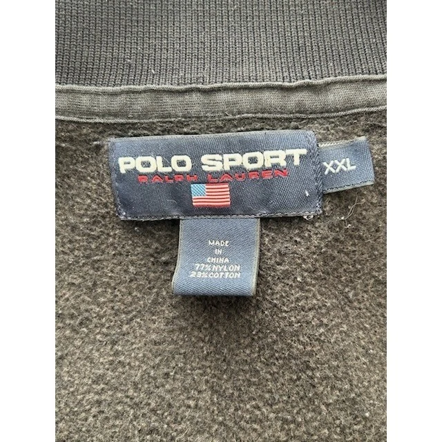 Polo Sport Ralph Lauren Jacket Coat Full Zip Black Yellow Men's Size XXL - Image 3