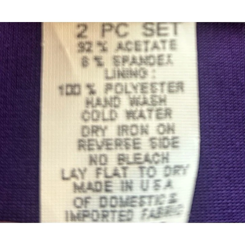 Alex Evenings Purple Sparkle Cardigan Cocktail Jacket Topper Size 8P Petite - Image 5