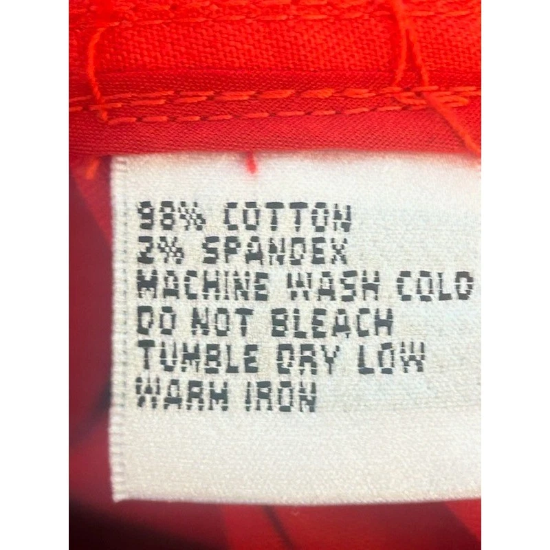 Talbots Woman Red Stretch Cotton Spandex Blazer Jacket Holiday Career Size 14W - Image 5