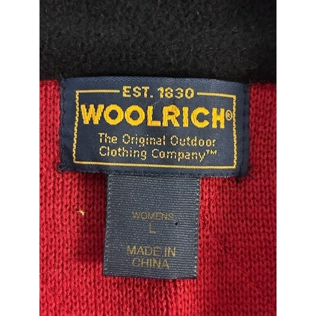 Vintage Woolrich Women's Sweater Vest Red Christmas Holiday Stockings Size Large - Image 3