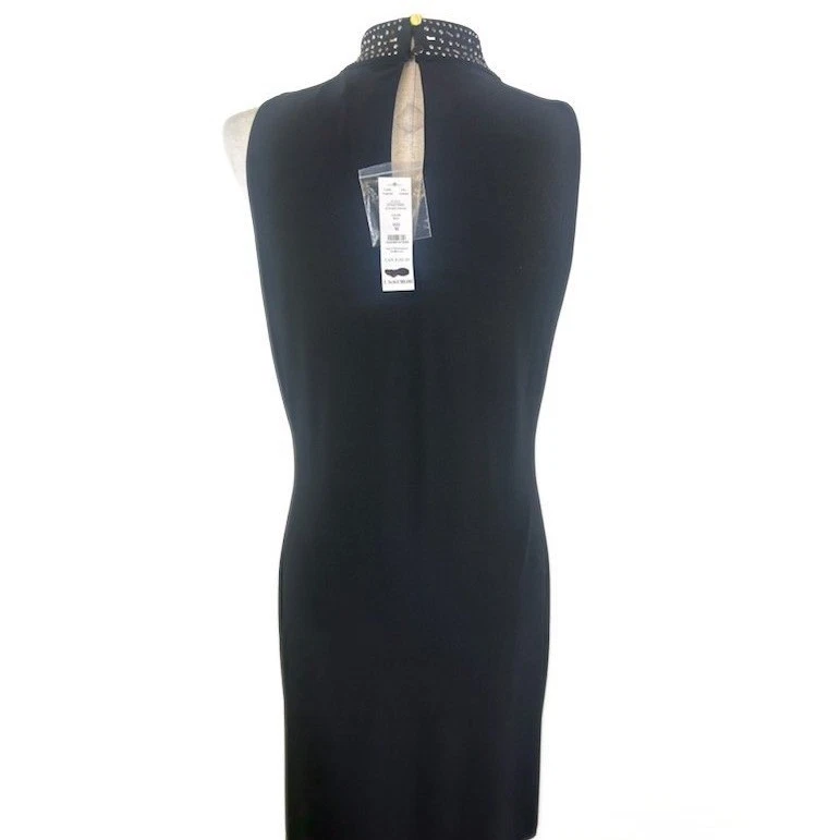 New White House Black Market Dress Crystal Accents Cocktail Party Size Medium - Image 3
