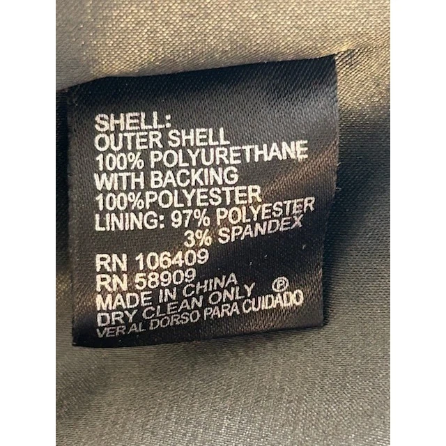 Gianni Bini Black Sleeveless Faux Leather Mini Dress Keyhole Women's Size 6 - Image 5