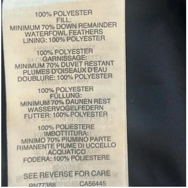 J. Crew Quilted Down Red Vest Buffalo Check Plaid Puffer Sleeveless Jacket Large - Image 5