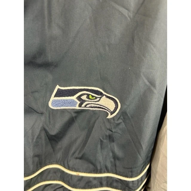 Seattle Seahawks NFL Windbreaker Jacket Full Zip Men's Size XL - Image 3