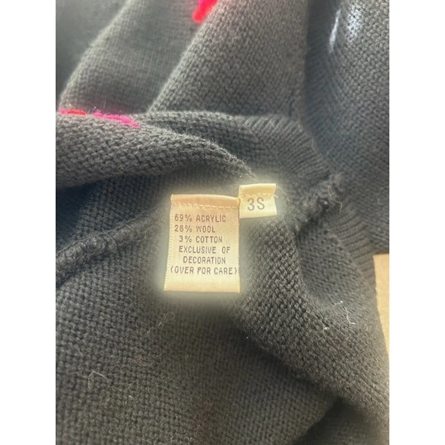 Vintage Y2K Susan Bristol Petites Cardigan Sweater Embroidered Tassel Medium - Image 5