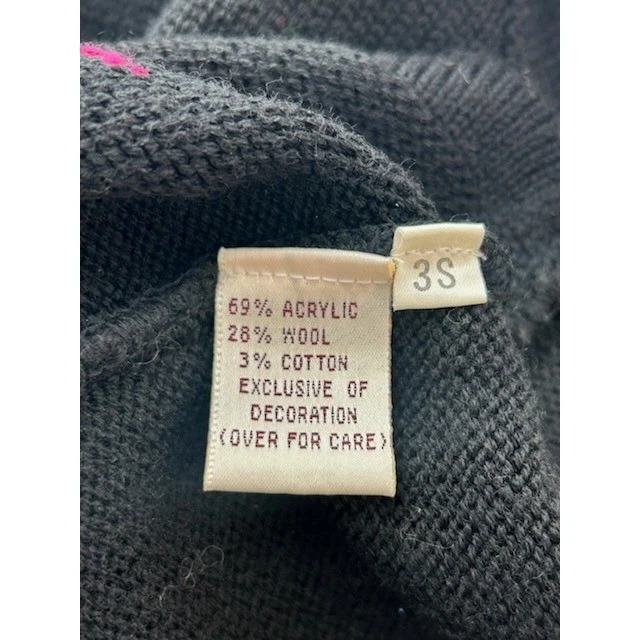 Vintage Y2K Susan Bristol Petites Cardigan Sweater Embroidered Tassel Medium - Image 6