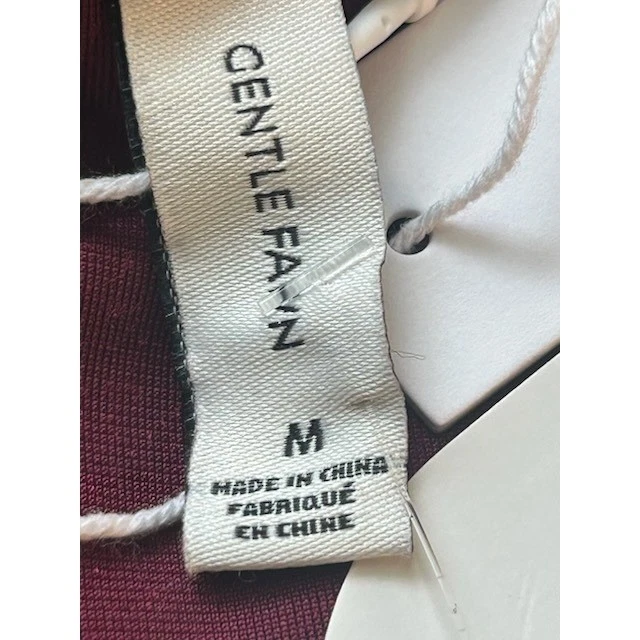 New Gentle Fawn Anthropologie Burgundy Velvet Mini Dress Long Sleeve Size Medium - Image 4