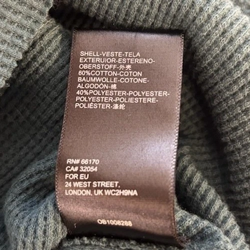 Maeve Top Blouse Women's Size Large Teal Ribbed Cowl Neck Long Sleeve Sweater - Image 5