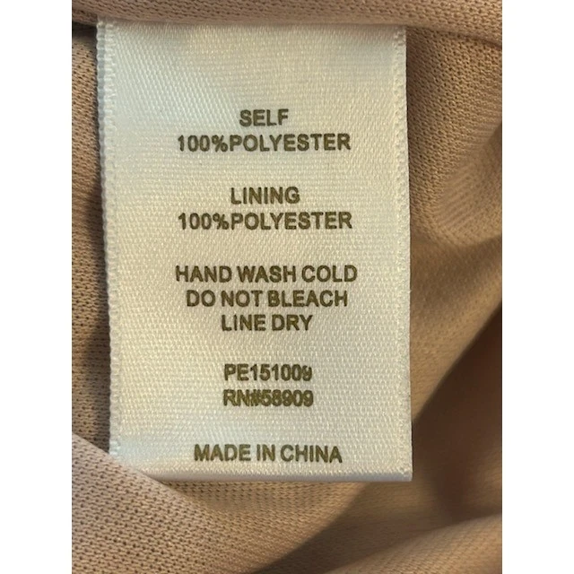 Gianni Bini Women's Black Nude Sequin Embellished Long Sleeve Dress Size Large - Image 6