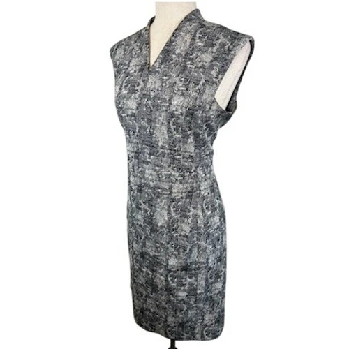 MM LaFleur New York Dress Sleeveless Sheath Career Cocktail Gray Size 12 - Image 2
