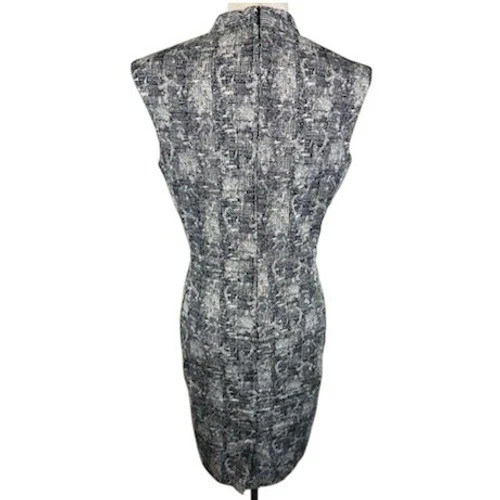 MM LaFleur New York Dress Sleeveless Sheath Career Cocktail Gray Size 12 - Image 3