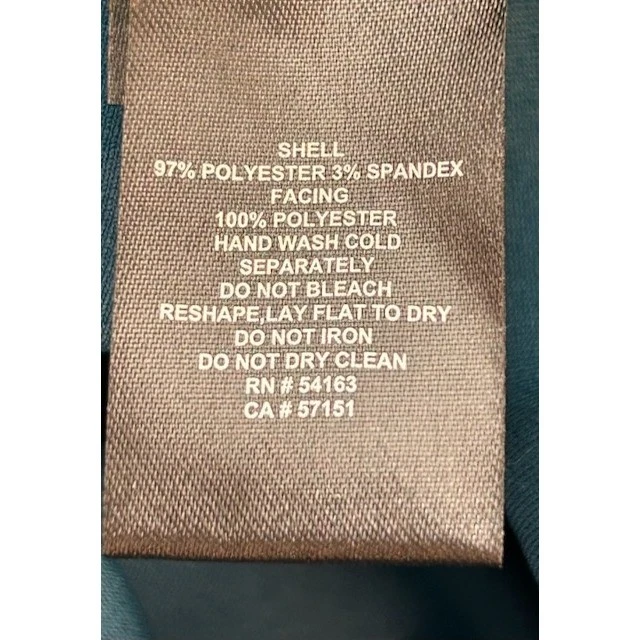 Jessica Howard Blue Floral Velvet Accents Bell Sleeve Fit & Flare Dress Size 8 - Image 5