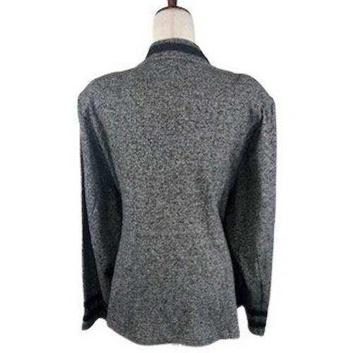 New Tommy Hilfiger Women's Band Jacket Military Style Button Front Gray Size 3X - Image 3