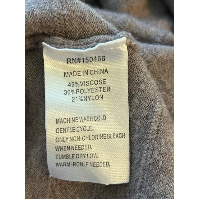 41 Hawthorn Womens Long Sleeve Open Front Long Cardigan Mauve Purple Size Large - Image 5