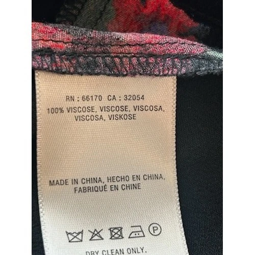 Maeve Anthropologie Black Floral Flutter Sleeve Blouse Top XS Small - Image 6