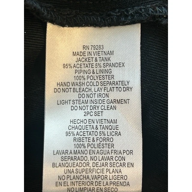 Alex Evenings Black Silver Jacket Top Sparkle Party Evening Occasion Size Small - Image 5