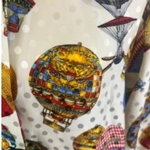 Rare Vintage Jerri Sherman Collection 100% Silk Balloon Blouse Women's Size 8 - Image 5